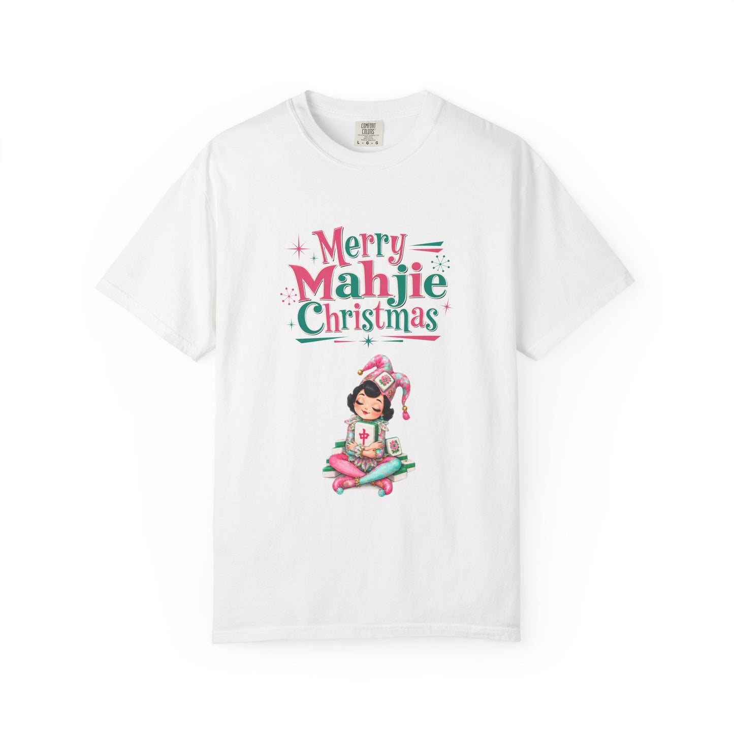 Merry Mahjie Christmas Tee, Whimsical Mahj Lover Gift