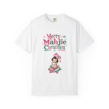 Merry Mahjie Christmas Tee, Whimsical Mahj Lover Gift