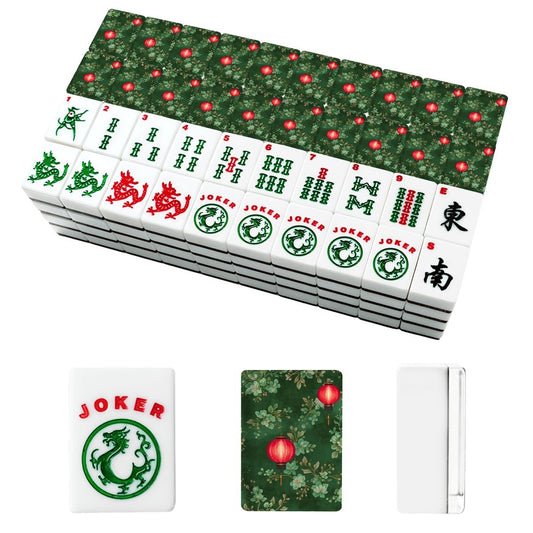 Chinese Lanterns American Mahjong Tiles And Carry Bag Set - Splash of Color Co.
