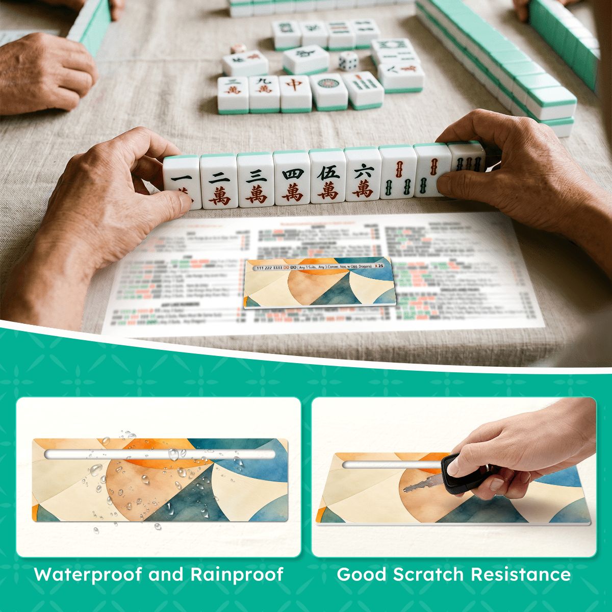 Art Deco Dayz Mahjong Line Reader 4 Pack - Splash Of Mahj And Color Co.