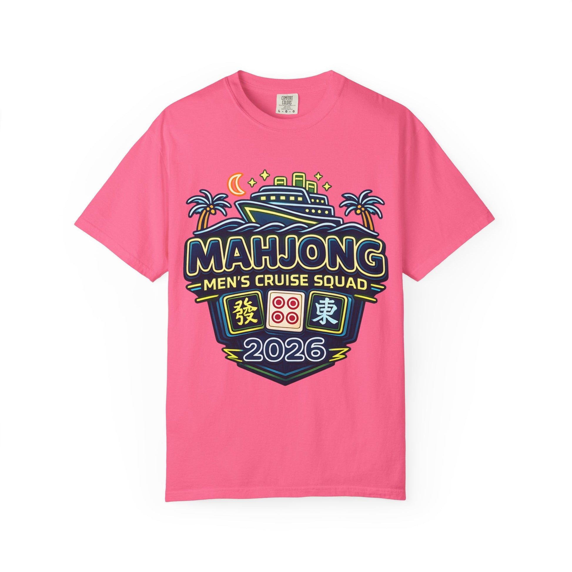 Mahjong Men's Cruise Squad 2026 T-Shirt - Splash of Color Co.