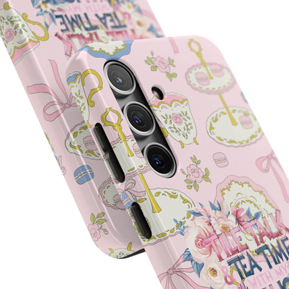 Tea Time Mahjong Phone Case - Stylish Tough Phone Case for Gamers, Tea Lovers, Unique Gift, Protection, Fun Design