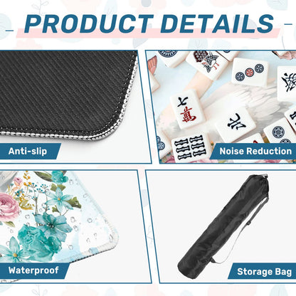 Sally Swan At Bay Mahjong Mat - Splash of Color Co.