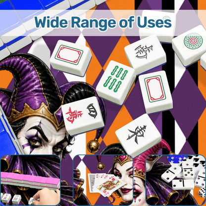 Mahjong Halloween Joker Jesters Harlequin Designed Mahj Mat