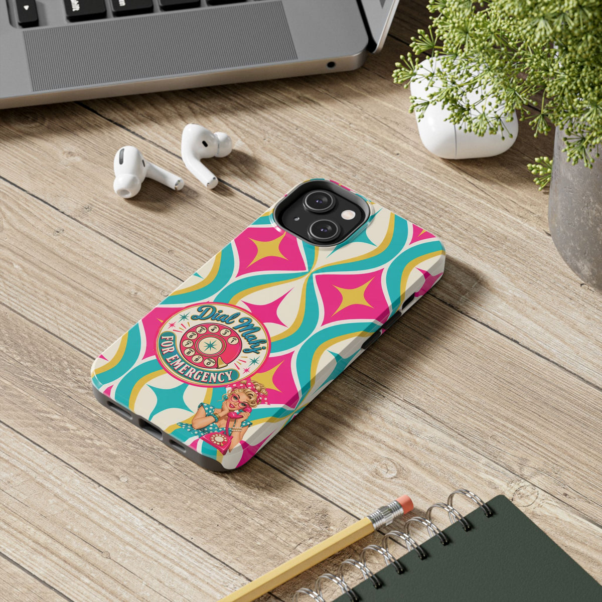 Dial Mahj For Emergency Modtastic Tough Phone Cases