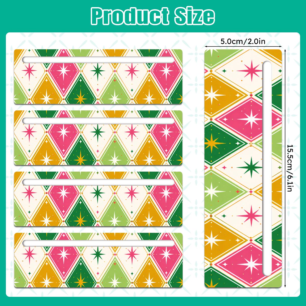 Harlequin Designed Mahjong Line Reader 4 Pack - Splash Of Mahj And Color Co.