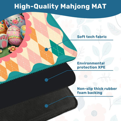 Hippity Hop Spring Bunny Mahjong Mat - Splash of Color Co.