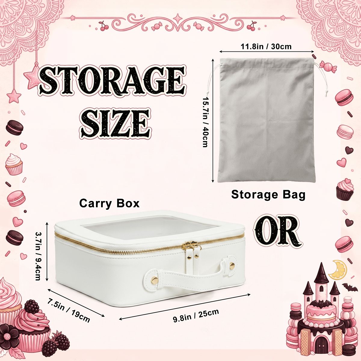 Love Potion Gothic Dessert Halloween Mahjong Tiles And Carry Case