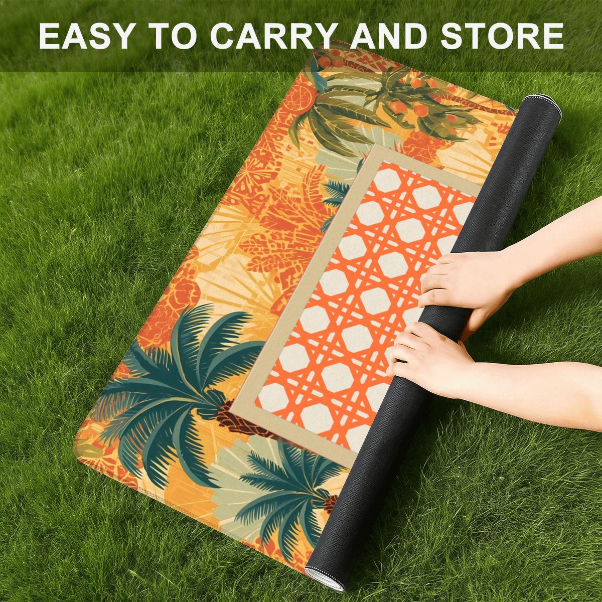 Tropicala Palm Mini Mahjong Mat (Ship Rolled up) - Splash of Color Co.