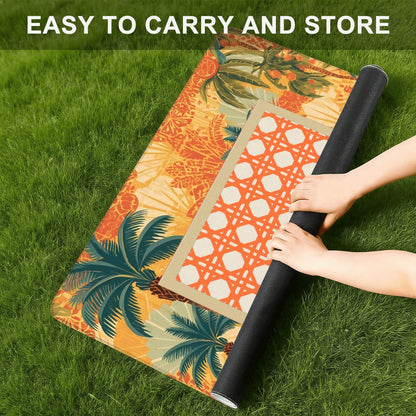 Tropicala Palm Mini Mahjong Mat (Ship Rolled up) - Splash of Color Co.