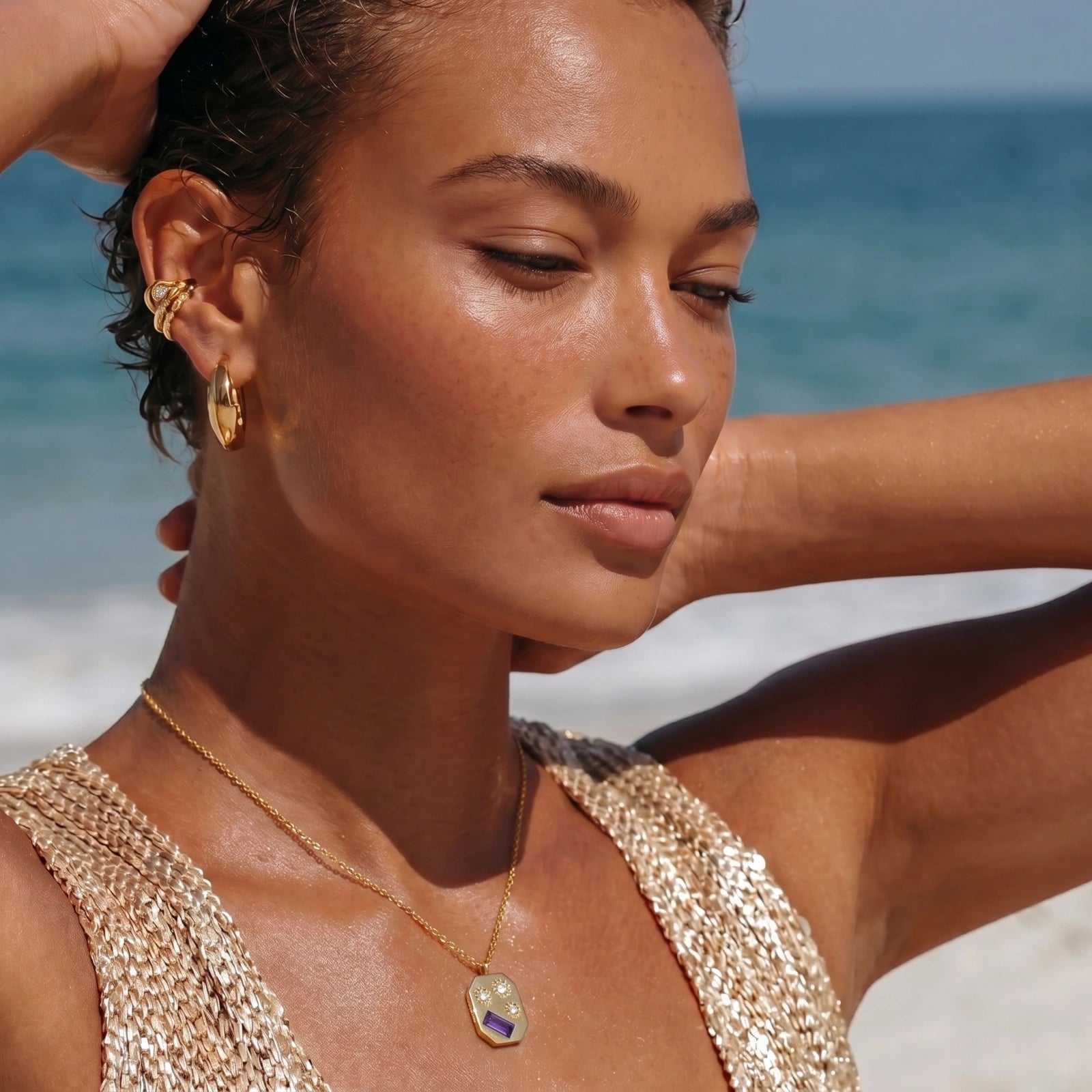 Stellar Vault Necklace - Splash Of Mahj And Color Co.