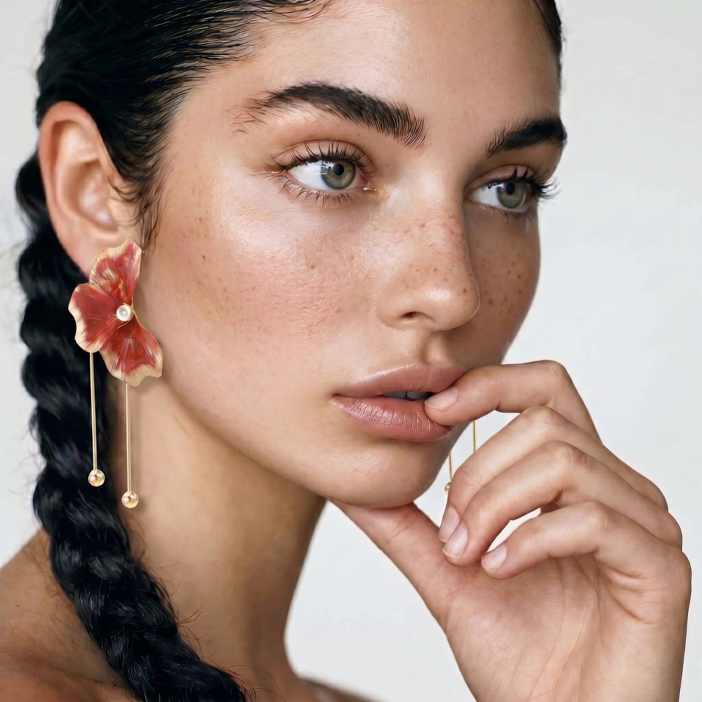 Coral Bloom Drops Dots In Play - Splash Of Mahj And Color Co.