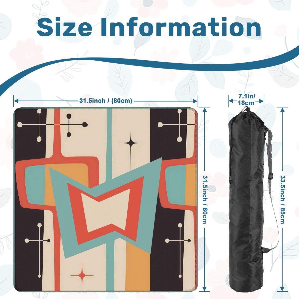 Mod Squad Mahjong Mat Lucky Grid - Splash of Color Co.