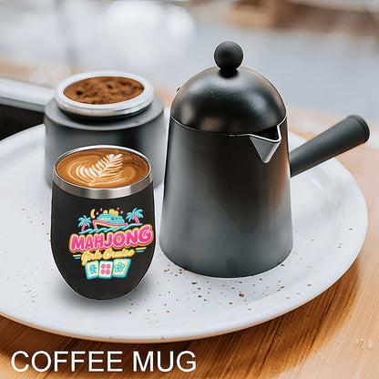 Mahjong Girls Cruise Egg - Shaped Tumbler - Splash of Color Co.