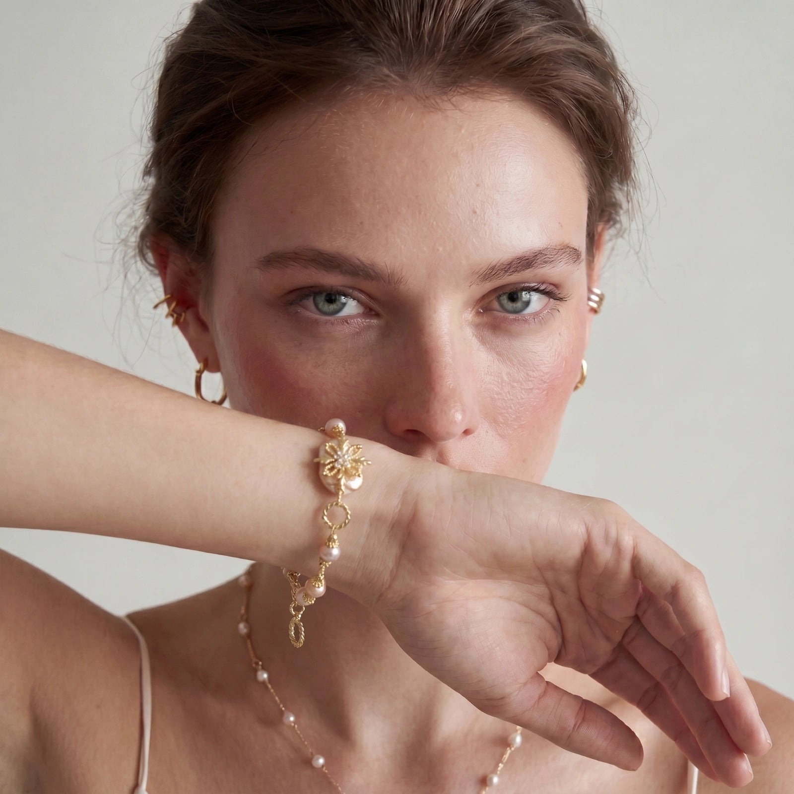 Baroque Pearl Bloom Bracelet - Splash Of Mahj And Color Co.