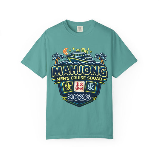 Mahjong Men's Cruise Squad 2026 T-Shirt - Splash of Color Co.