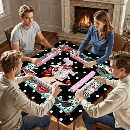 Modcentric 50s Polka Dot Mahjong Mat