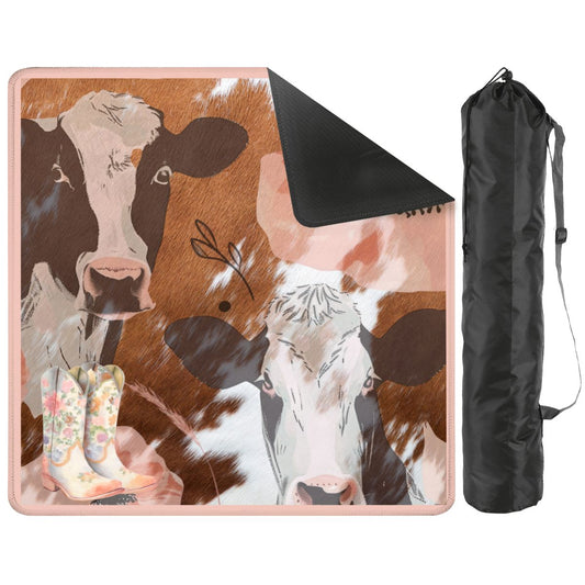 Ole Bessie Rustic Cowgirl Mahjong Mat - Splash of Color Co.