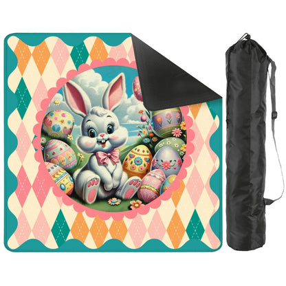 Hippity Hop Spring Bunny Mahjong Mat - Splash of Color Co.