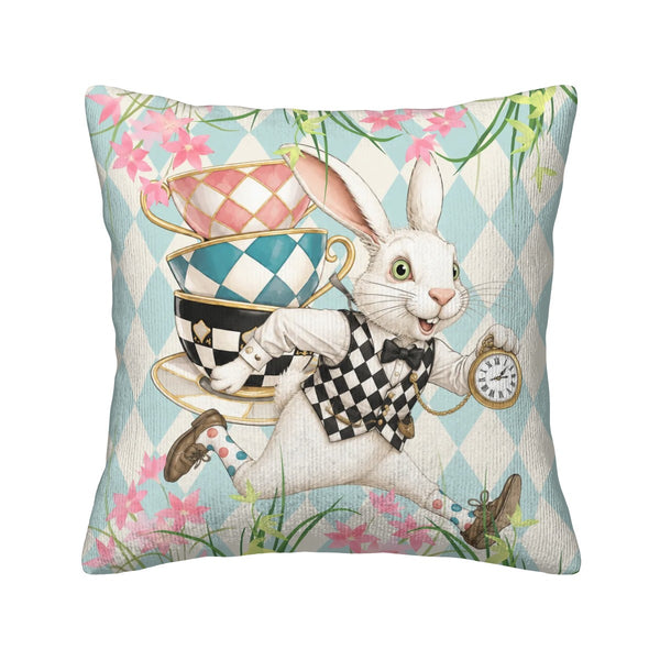 Go Ask Alice Whimsical Corduroy Pillow And Insert