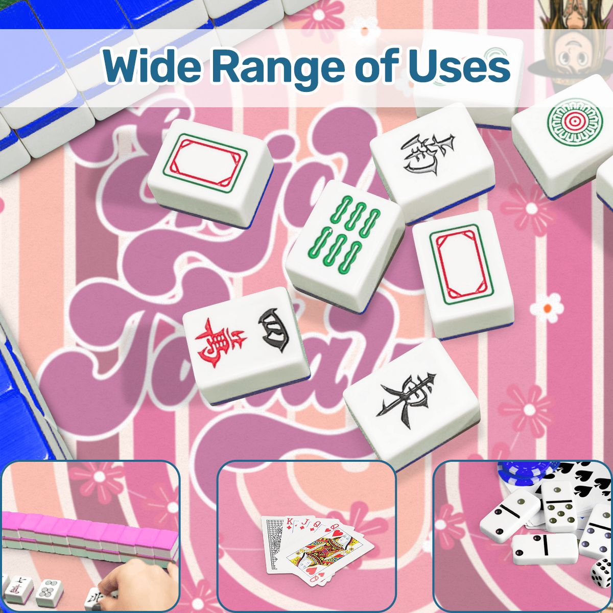 Child Of The 60's Mahjong Mat - Splash of Color Co.
