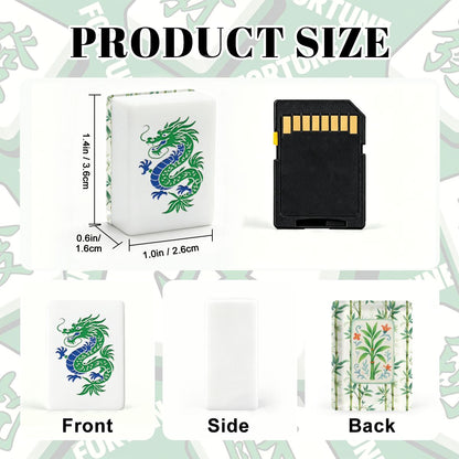 Bamboo In Bloom Chinoiserie Mahjong Tiles And Carry Case American Mahjong Tiles