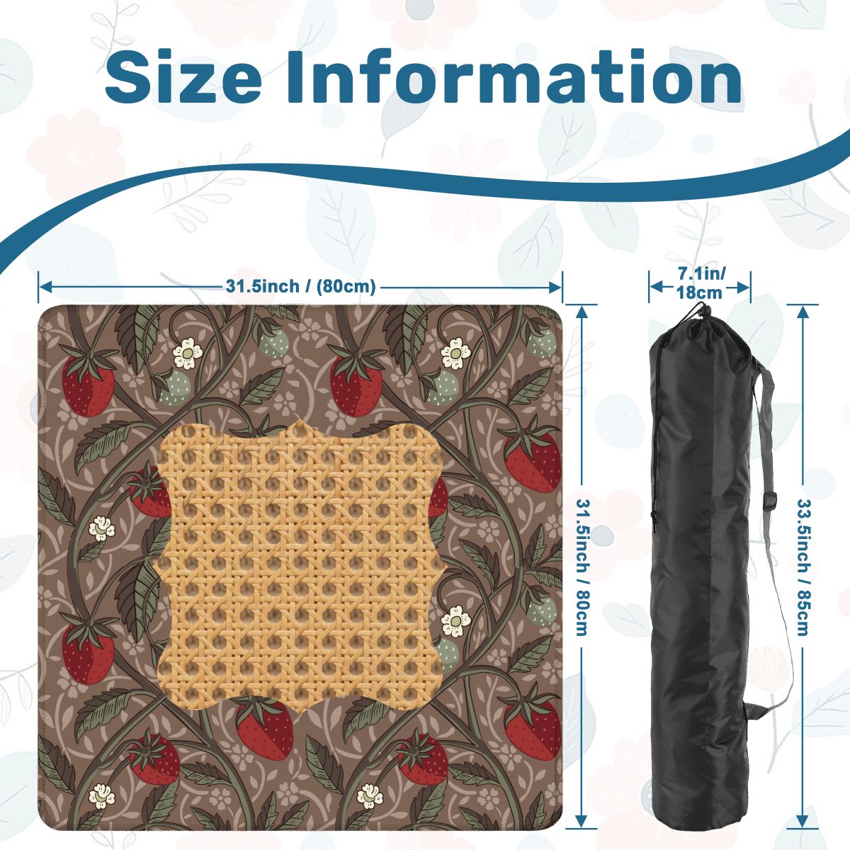 William Morris Strawberry Thief Botanical Mahjong Mat