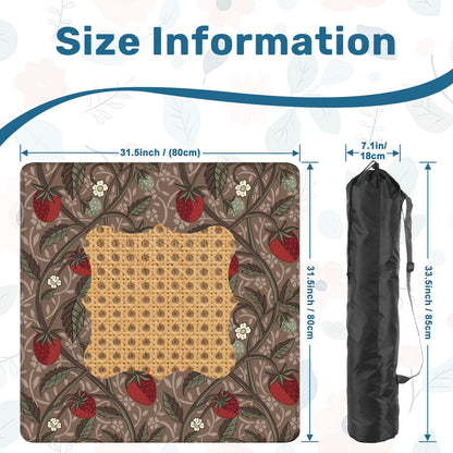 William Morris Strawberry Thief Botanical Mahjong Mat