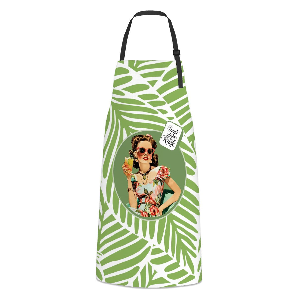 Funny Mahjong Apron Gift, Don't Stare At My Rack Waterproof Apron with Pockets