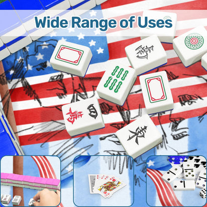 USA Patriotic Mount Rushmore Mahjong Mat - Splash of Color Co.