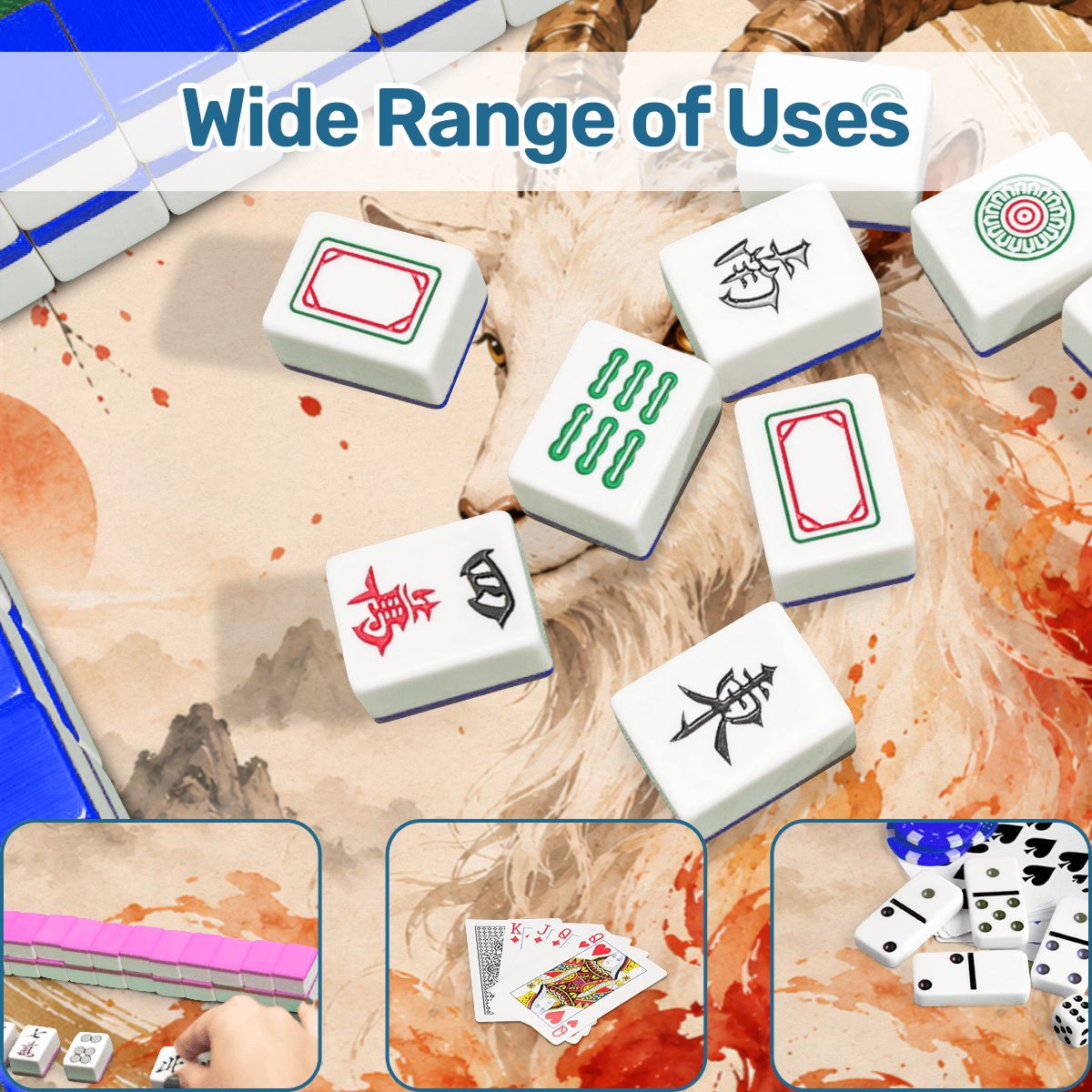 Year Of The Fire Goat Mahjong Mat