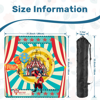 Send In The Clowns Circus Show Mahjong Mat