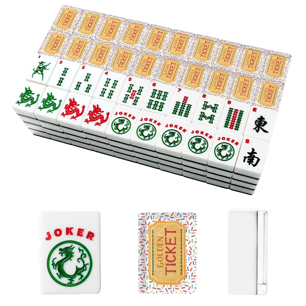 World Of Imagination American Mahjong Tiles With Carry Case - Splash of Color Co.