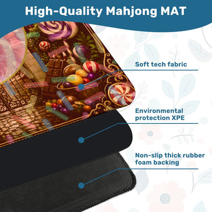 Whimsical Imagination Candy Themed Mahjong Mat - Splash of Color Co.