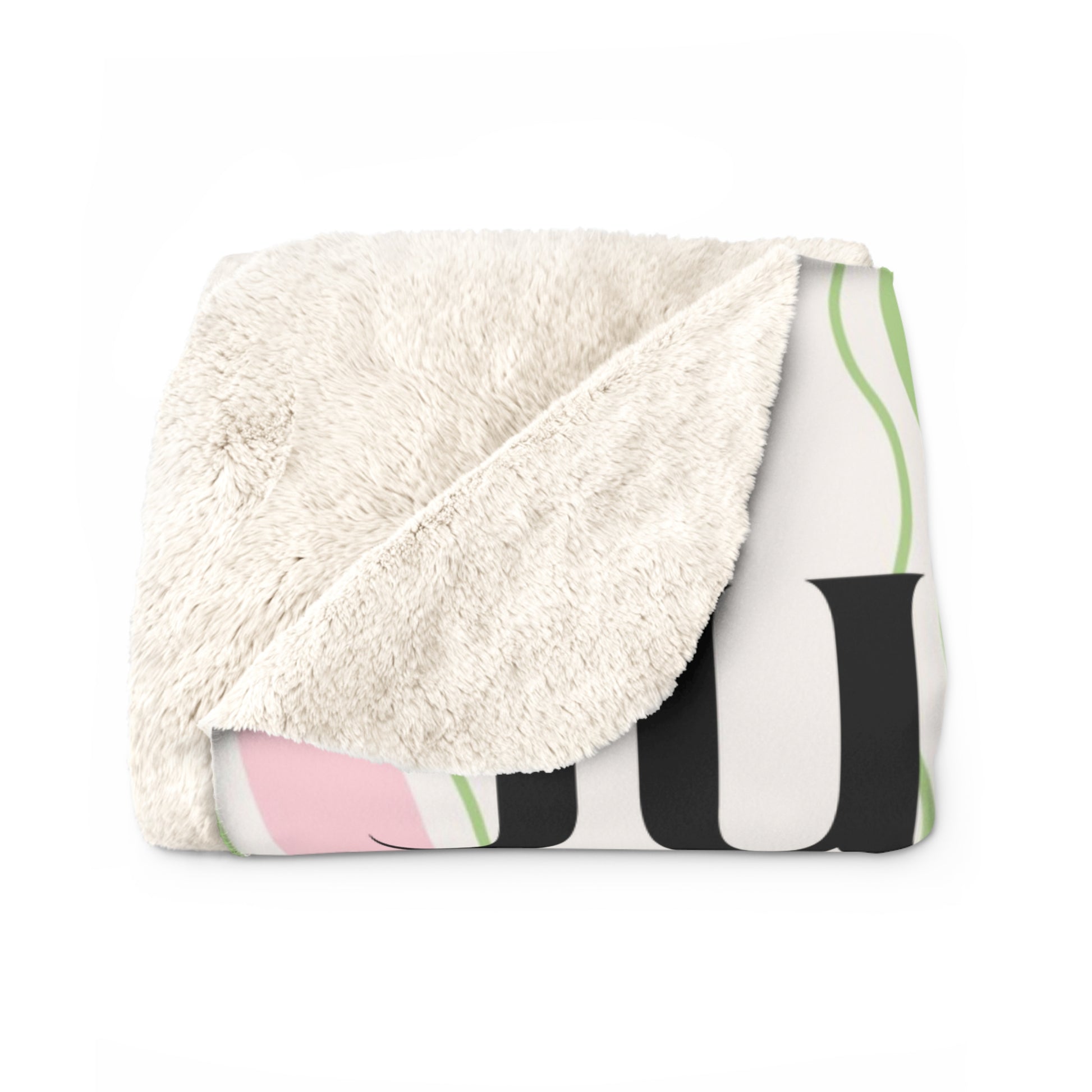 Mahjong Sherpa Blanket — "Just A Girl Who Loves Mahjong" Cozy Fleece Throw - Splash of Color Co.
