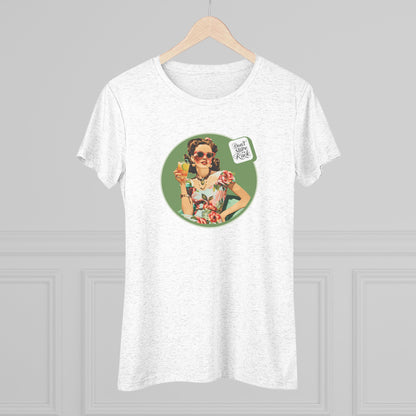 Funny Mahjong Tee, Don't Stare At My Rack Women's Cut