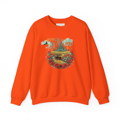 Wizard of Oz Whimsical Magical Crewneck Sweatshirt — Off To See The Wizard - Splash of Color Co.