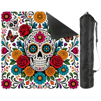 Día de los Muertos Mahjong Mat - Splash Of Mahj And Color Co.