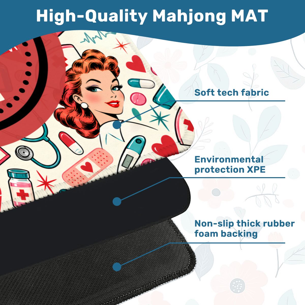 Mahj On Call Healthcare Mahjong Mat