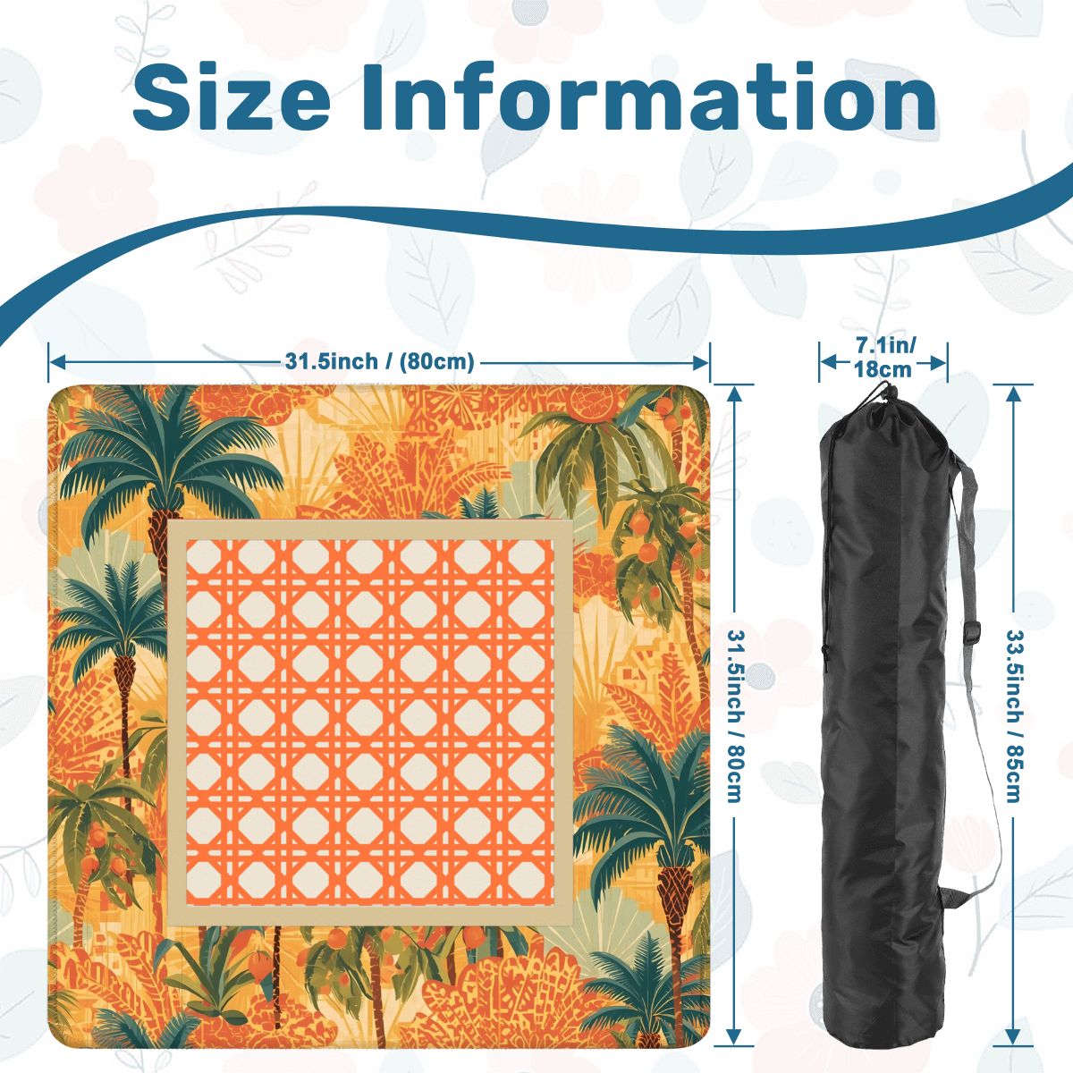 Cane Paradise Mahjong Mat - Splash of Color Co.