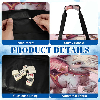 Tilley Tusk Magical Tile And Rack Bundle Mahjong Bag Set - Splash of Color Co.