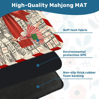 We Built This City Of Mahjong Walls Festive Christmas Nostalgic Mahjong - Splash of Color Co.