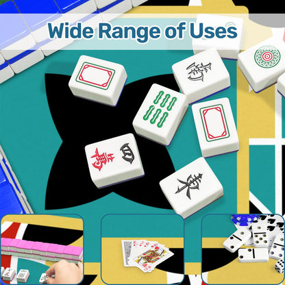 The ModMaxcentric Geometric Mahjong Mat - Splash Of Mahj And Color Co.