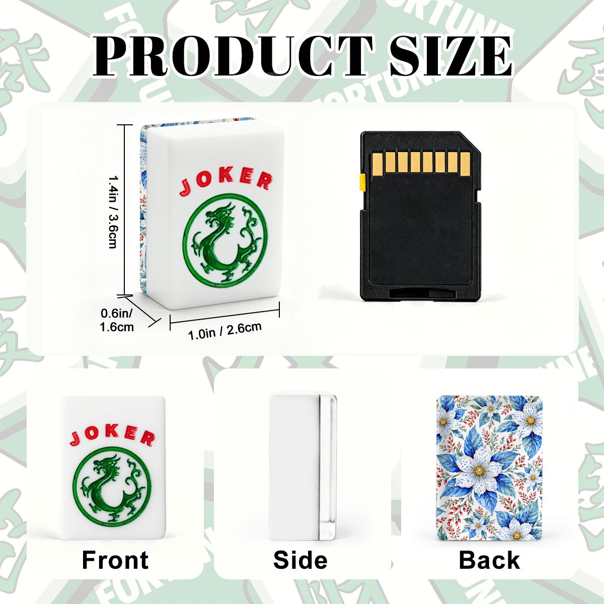 Tobacco Leaf American Mahjong Tiles And Carry Bag Set - Splash Of Mahj And Color Co.