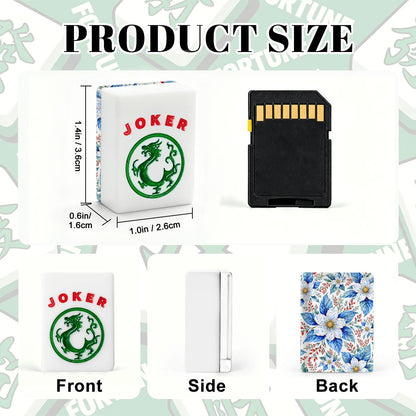 Tobacco Leaf American Mahjong Tiles And Carry Bag Set - Splash Of Mahj And Color Co.