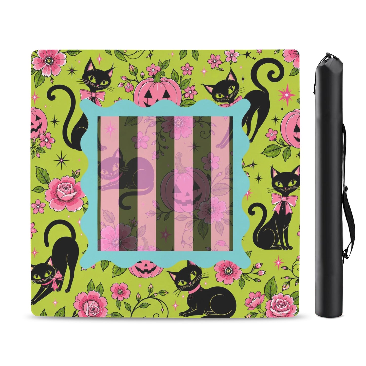 Halloween Kitty Brigade Mahjong Mat 33x33