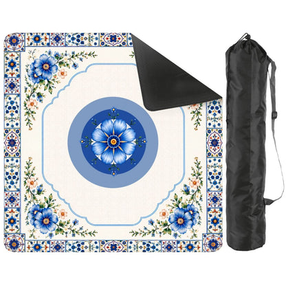 Blue Pottery Porcelain #2 Edition Mahjong Mat