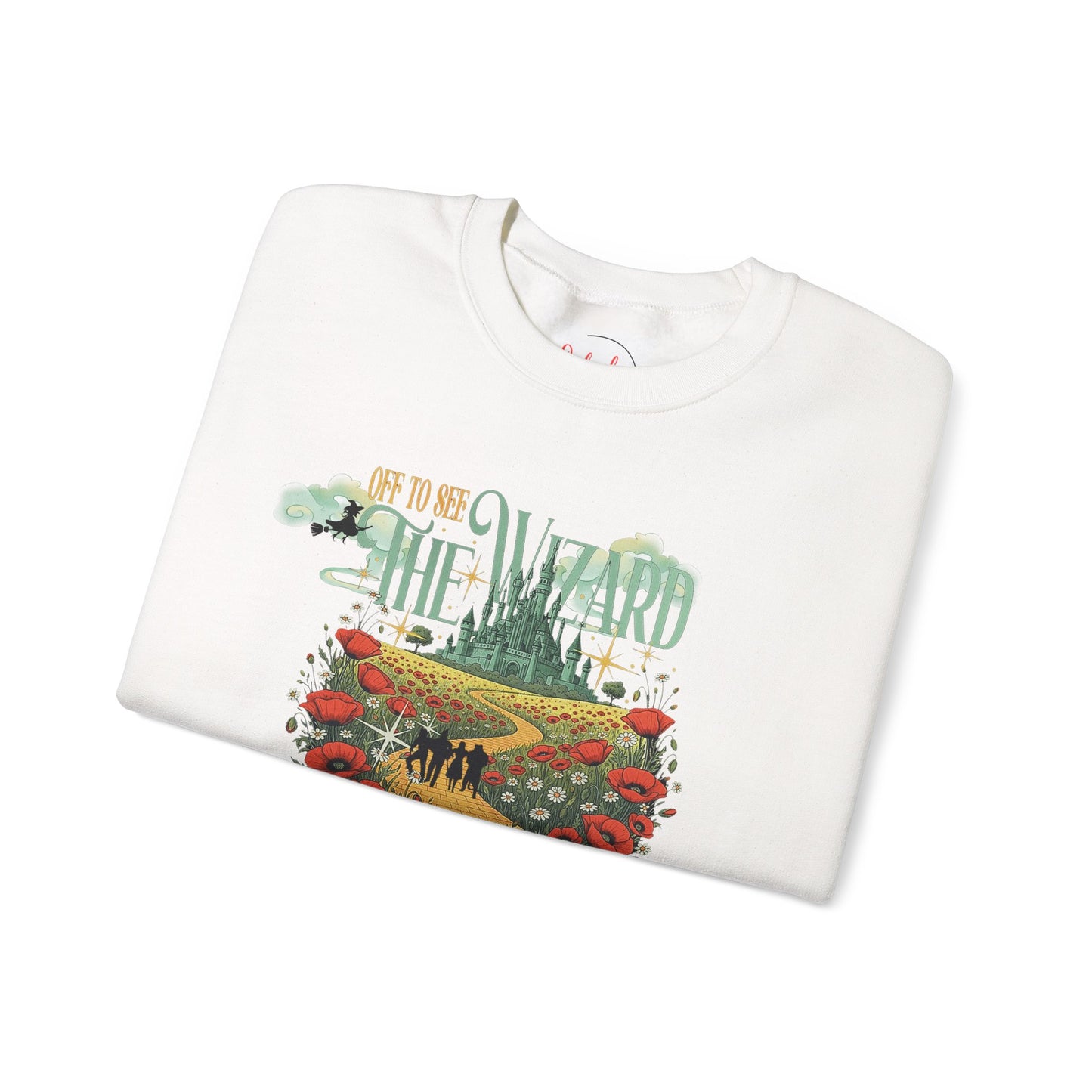 Wizard of Oz Whimsical Magical Crewneck Sweatshirt — Off To See The Wizard - Splash of Color Co.