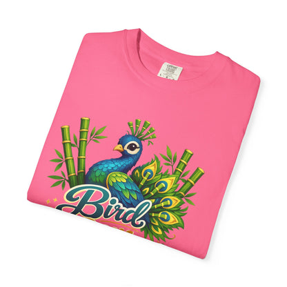 Bird Bam Cheers Peacock Mahjong Graphic T-Shirt - Splash of Color Co.