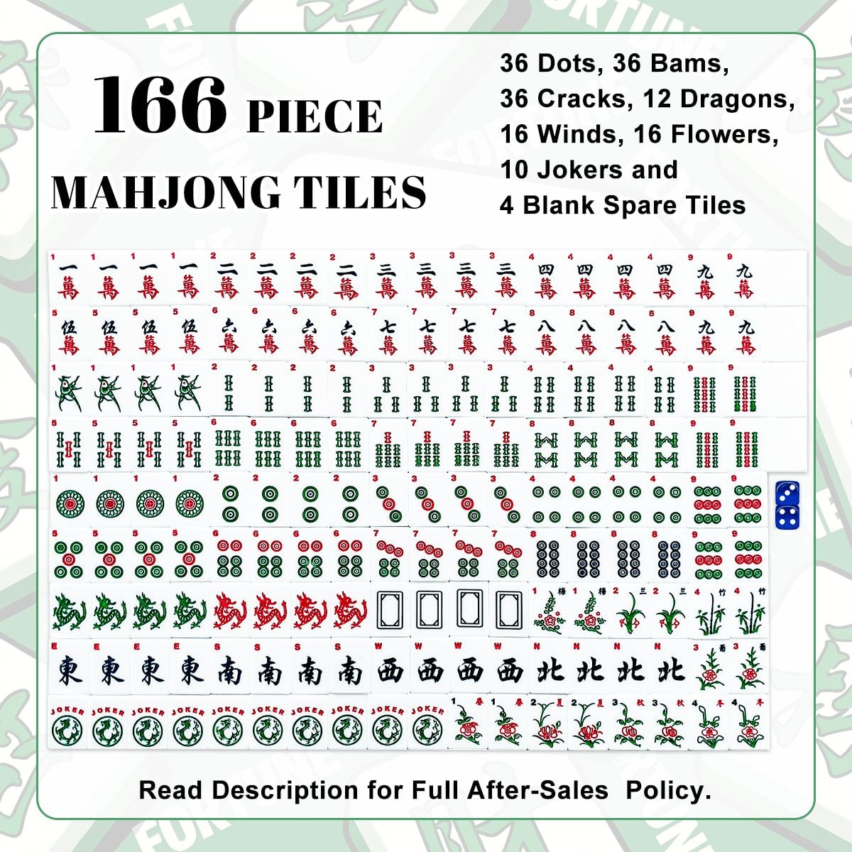 Buffalo Football Fans American Mahjong Tiles And Carry Case